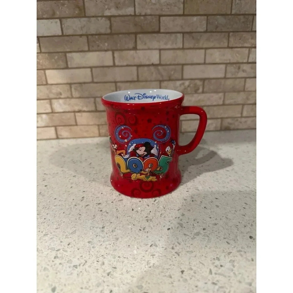 Disney‎ Mickey Mouse Mug Vintage 2005 Where The Party Never Ends (g3)